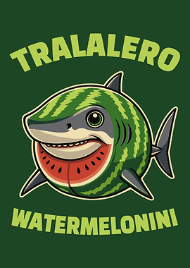 Watermelon Shark Cartoon