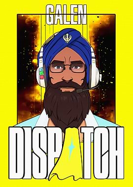 Galen Dispatch Cartoon Portrait