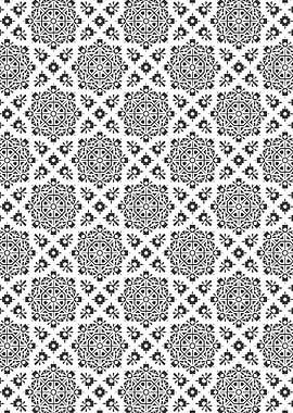 Layered Concentric Squares​ Pattern