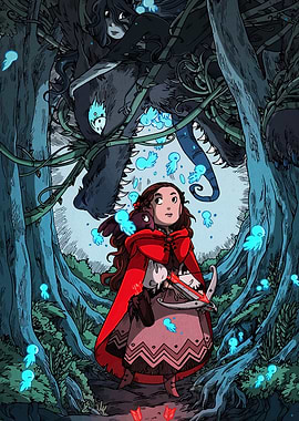 Red Riding Hood in the Forest