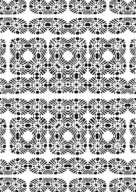 Typography Ring Pattern Design