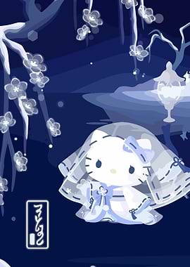 Hello Kitty in Kimono