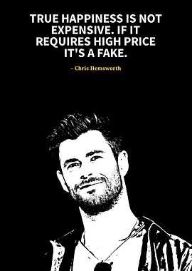 Chris Hemsworth Quote: True Happiness