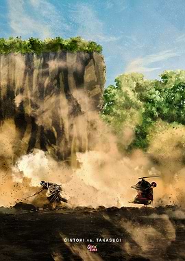 Gintama Gintoki vs Takasugi Duel