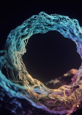 Abstract Ring of Light and Energy