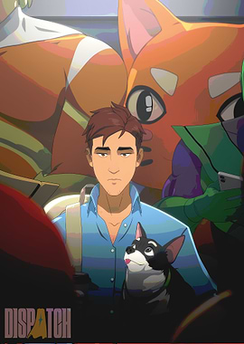 Crowded Commute with Dog