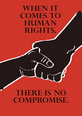 Human Rights: No Compromise Poster