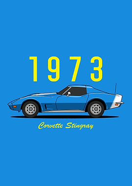 1973 Stingray Illustration