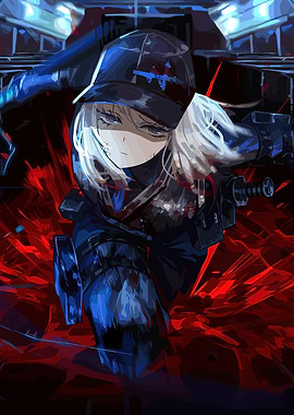 Game Girl in Tactical Gear