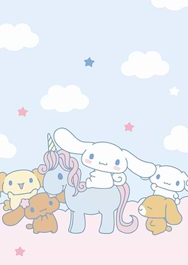 Cinnamoroll and Friends Pastel Sky