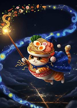 Ramen Cat Wizard