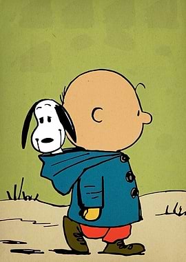 Charlie Brown and Snoopy Illustration