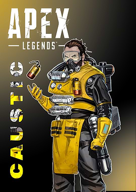 Apex Legends Caustic Character Portrait