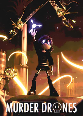 Murder Drones Animated Scene