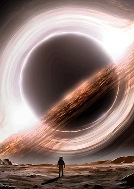 interstellar Black Hole Illustration
