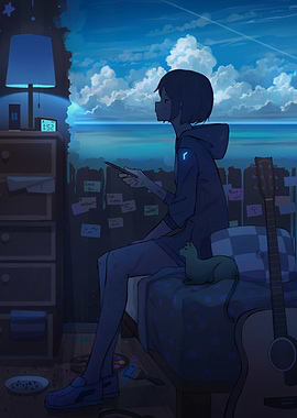 Blue Room Contemplation