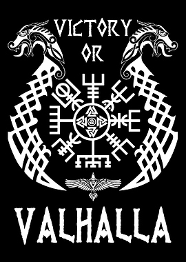 Victory or Valhalla Viking Art