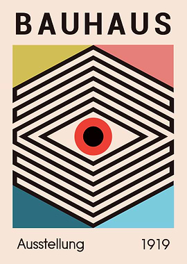 Bauhaus Exhibition 1919 Poster
