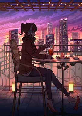 Rooftop Relaxation with City View