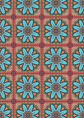 Floral Tile Pattern