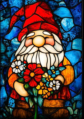 Stained Glass Gnome