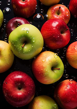 Fresh Apples Background