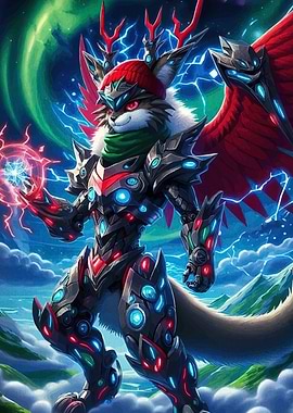 Armored Fox Mage Red Wings