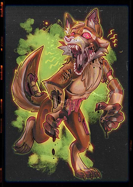 Zombie jackal Art