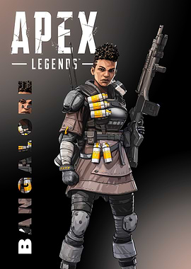 Apex Legends Bangalore Pixel Art