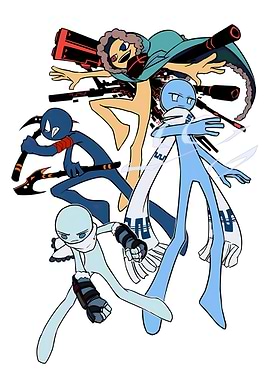 Stick Figure Action Team