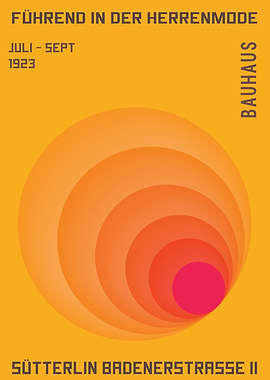 Bauhaus Fashion Poster, 1923