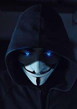 Anonymous Mask with Hoodie