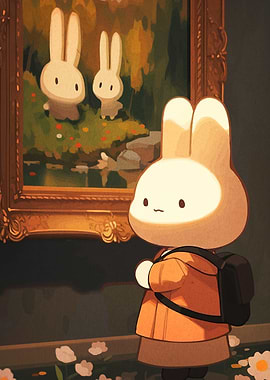 Rabbit at the Museum