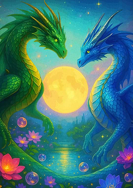 Dragons moonlight