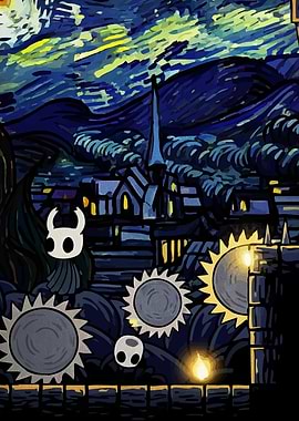 Hollow Knight Starry Night Mashup