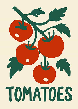 Tomatoes on the vine Art