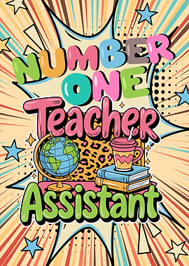 Number One Teacher Assistant Design