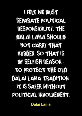 Dalai Lama Quote on Political Responsibility