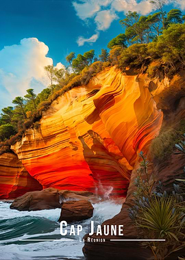 Cap Jaune, La Reunion Landscape