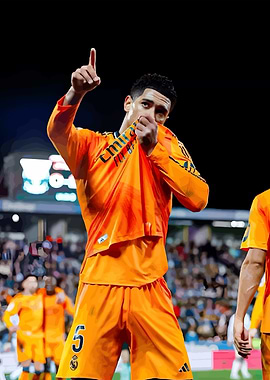 Real Madrid player celebration