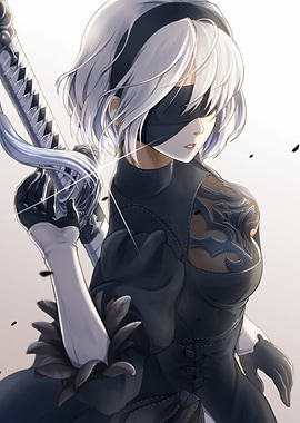 2B Nier Automata Fanart