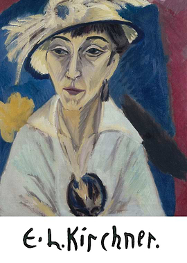 Portrait of Woman by E.L. Kirchner