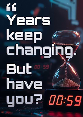 Years Keep Changing - Time Concept