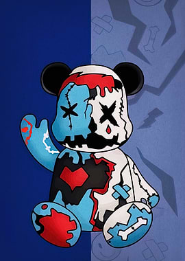 Creepy Cartoon Bear