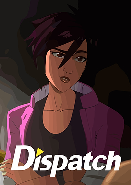 Game Woman with Dispatch Logo