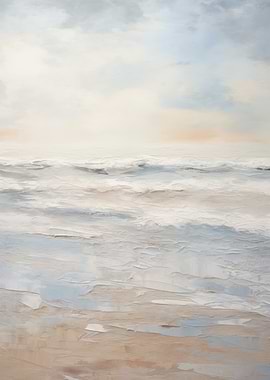 Abstract Beach Painting