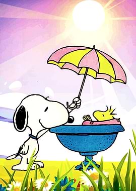 Snoopy and Woodstock Relaxation