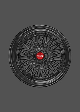 Black BBS Wheel