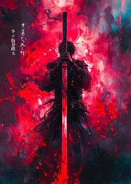 Red Samurai Sword