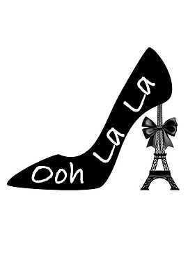 Eiffel Tower Ooh La La Shoe